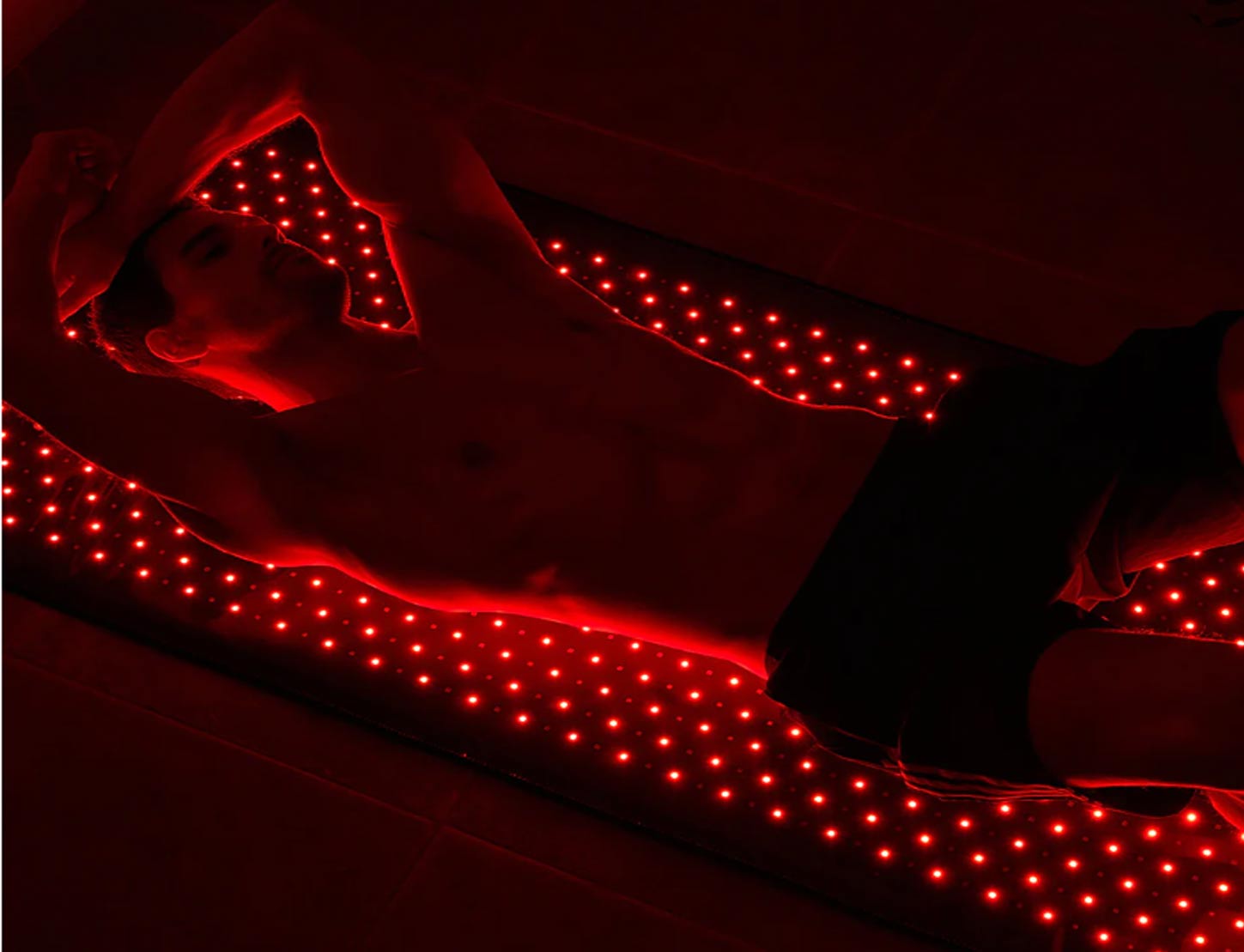肩、腰、背中、筋肉の痛みを軽減する近赤外線治療パッド